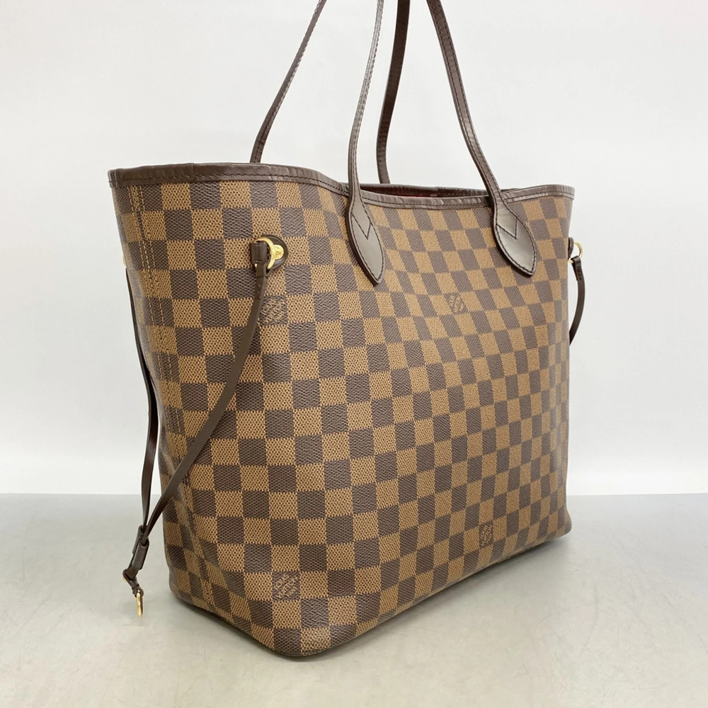 LOUIS VUITTON Brown Damier Neverfull MM Tote Bag - Picture 2 of 11